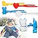 Holady 4PCS Large Size Snowball Maker ClipSnowball Maker Tool with Handle for Snow Ball Fights Snow Toys Kids Winter Outdoor ToysDeerLove HeartDuckSnowflake Shape - Image 4