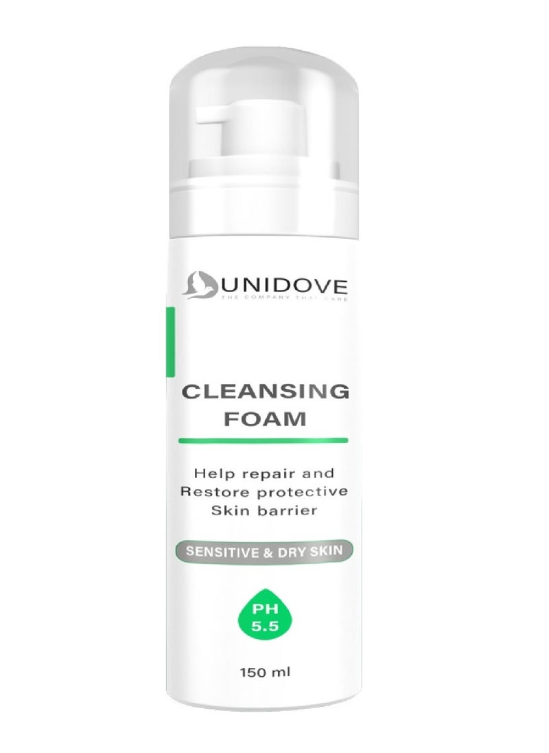 UniDove - Cleansing Foam Claear and Fresh Skin 150ml - Image 1