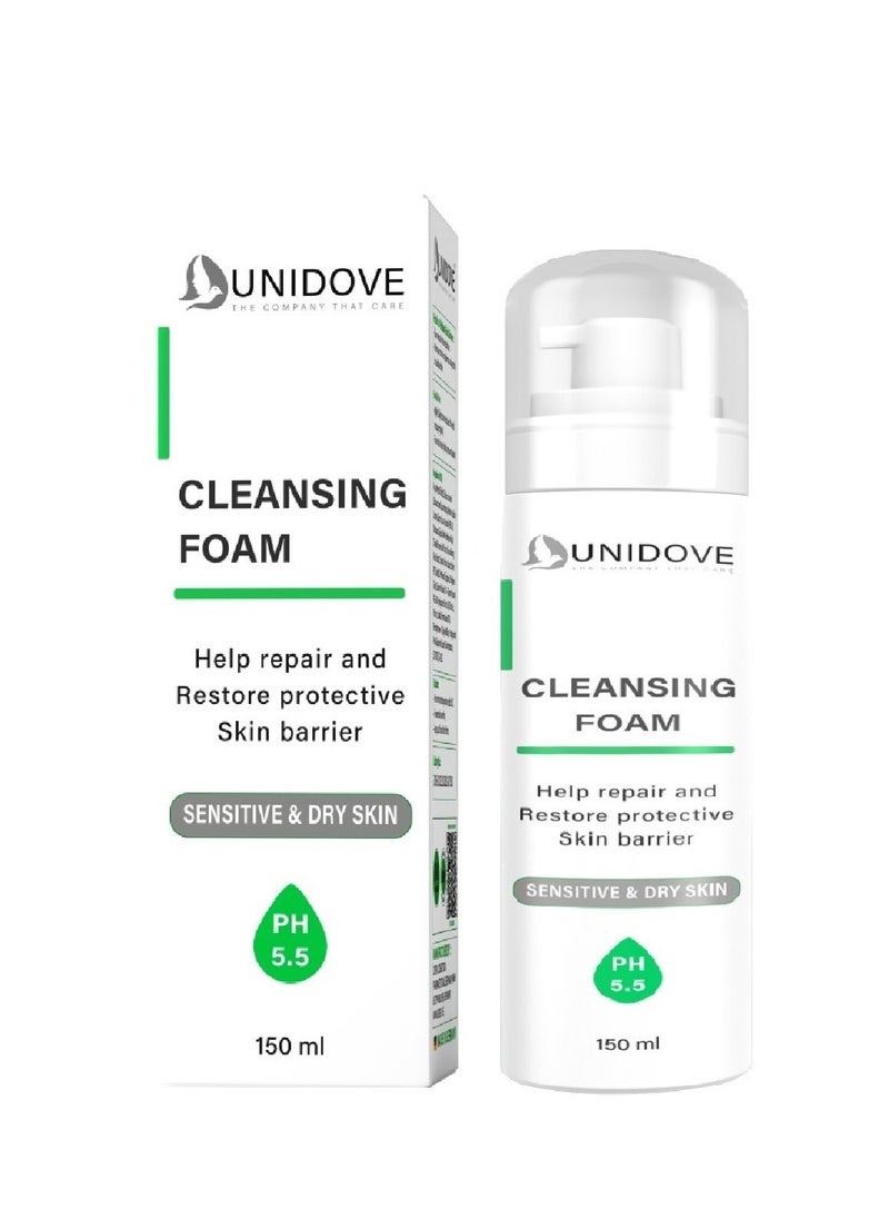 UniDove - Cleansing Foam Claear and Fresh Skin 150ml - Image 1