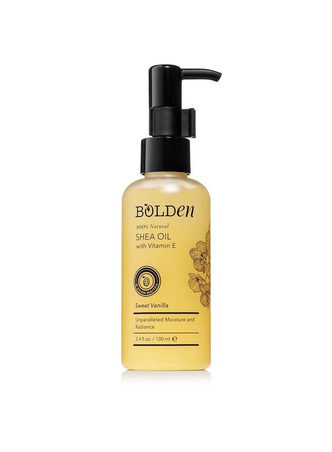bolden Sweet Vanilla Shea Oil For Skin And Hair : Moisturizing Body Oil With Vitamin E : Best Body Oil For Skin And Hair : 34 Fl Oz - Image 2