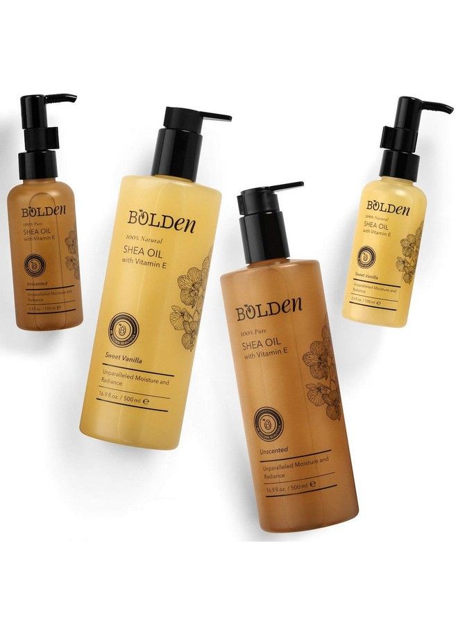 bolden Sweet Vanilla Shea Oil For Skin And Hair : Moisturizing Body Oil With Vitamin E : Best Body Oil For Skin And Hair : 34 Fl Oz - Image 5