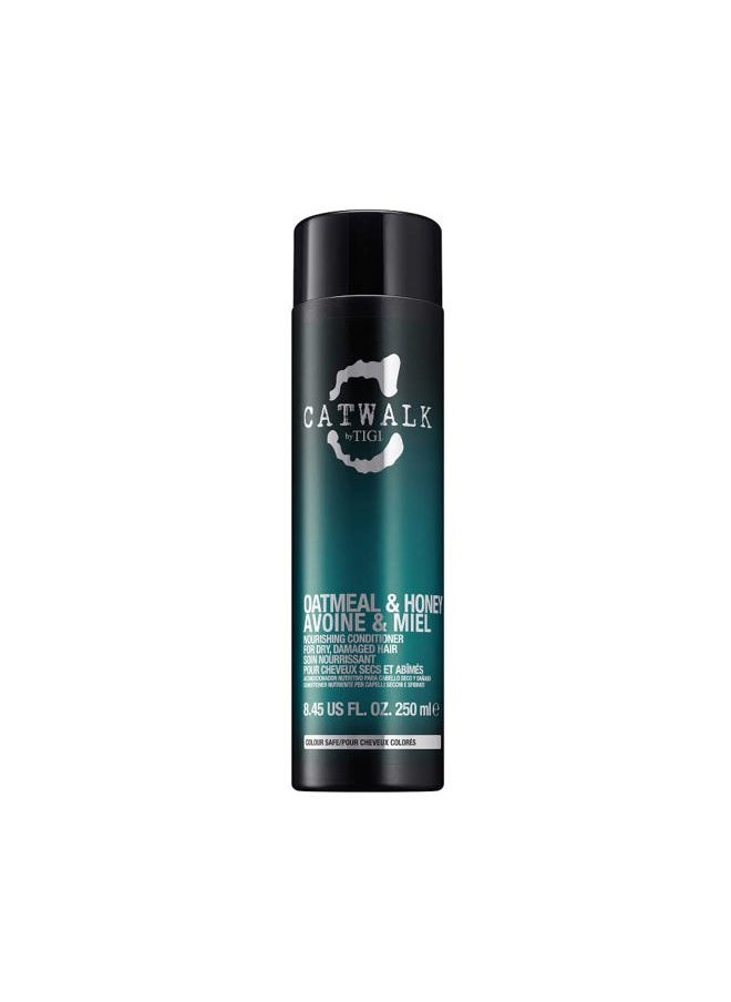BED HEAD Tigi Catwalk Oatmeal and Honey Nourishing Conditioner for Unisex, 8.5 Ounce  - Image 2