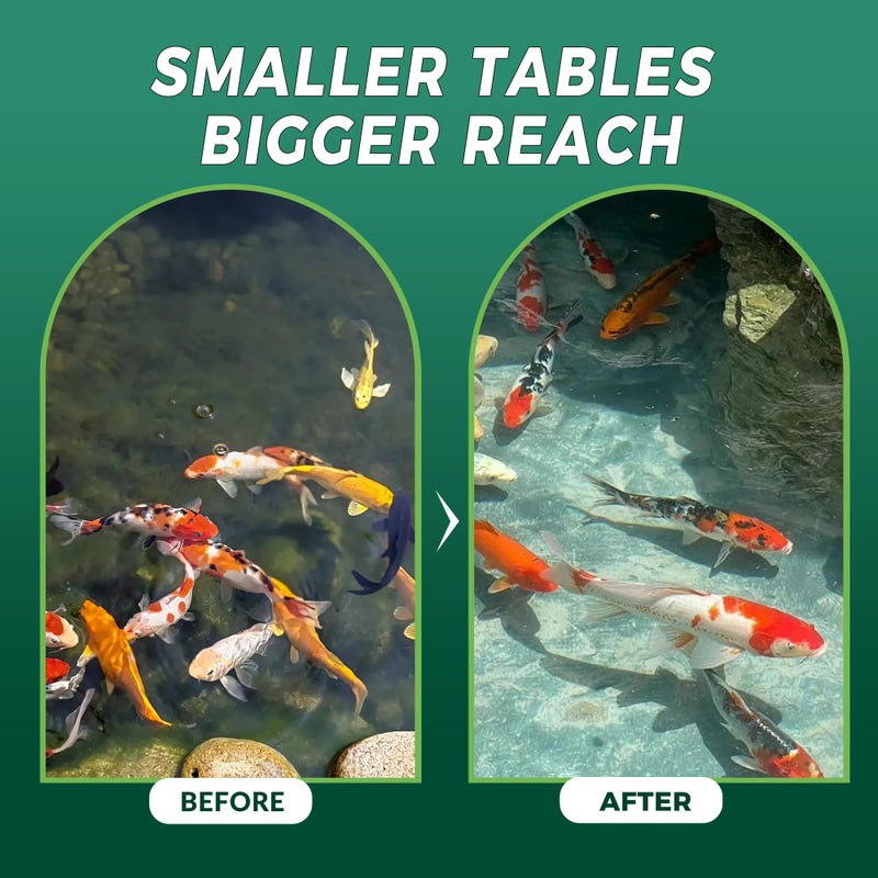 ActiClear Muck Clear â€“ Natural Pond Sludge Treatment, 500 Tablets for Ponds, Fountains & Bird Baths, Beneficial Bacteria & Enzymes, Chemical-Free & Safe for Fish, Pets & Wildlife - Image 4