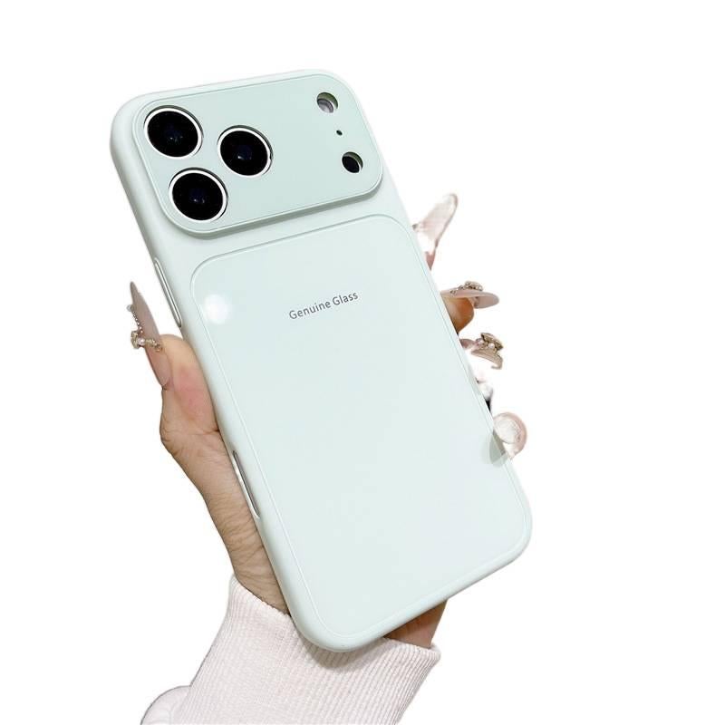 MS Glass Protective Case for iPhone 14 / 14 Plus / 14 Pro / 14 Pro Max with Drop Protection and Anti-Fingerprint plus Shockproof plus Full Coverage plus Scratch Resistant in Mint - Image 1