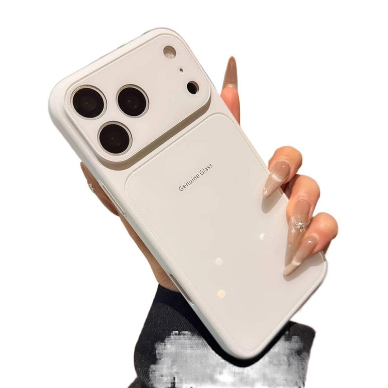 MS Glass Protective Case for iPhone 14 / 14 Plus / 14 Pro / 14 Pro Max with Drop Protection and Anti-Fingerprint plus Shockproof plus Full Coverage plus Scratch Resistant in Mint - Image 2