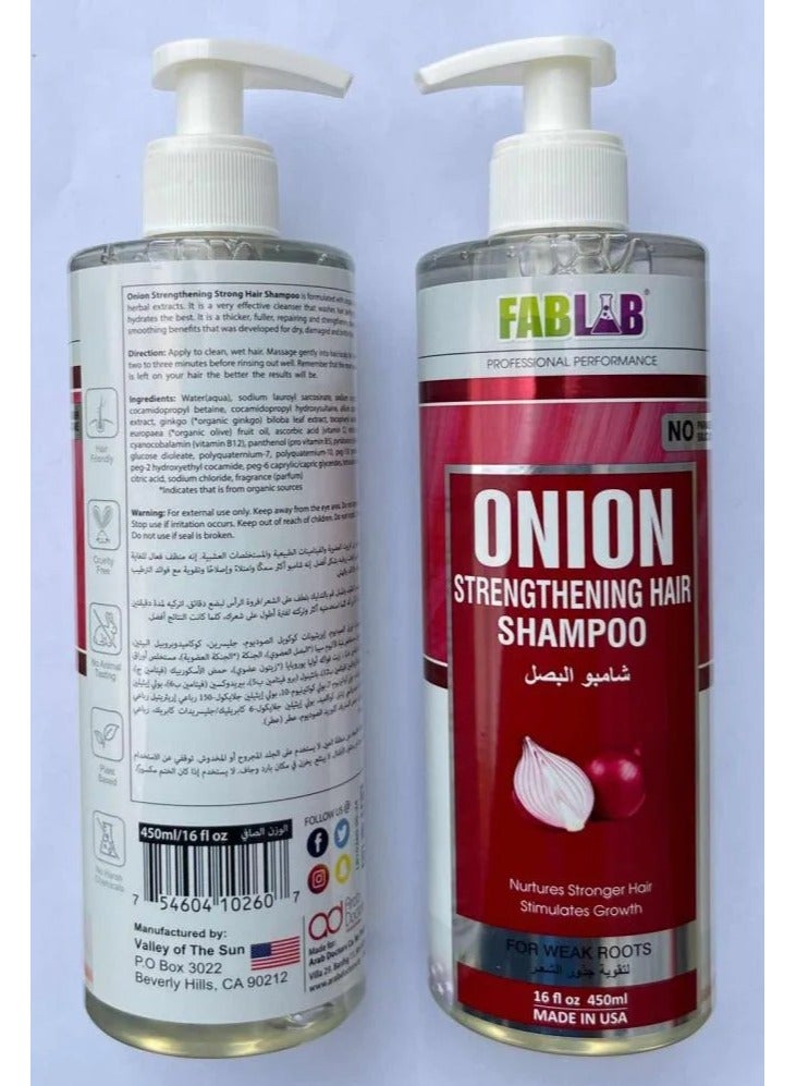 FabLab Fab Lab Onion Shampoo for Hair Strengthening