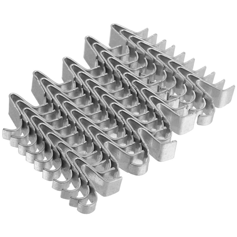 60pcs Metal Shelf Support Pegs: Shelf Supports Clip - Heavy Duty Metal Shelving Brackets Clips For Kitchen Cabinet Bookcase - Image 1