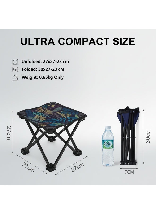 Outdoor Portable Folding Chair – 1200D Oxford Cloth, Wear-Resistant Camping Chair | Ultra-Light Little Stool for Fishing & Picnics - Image 2