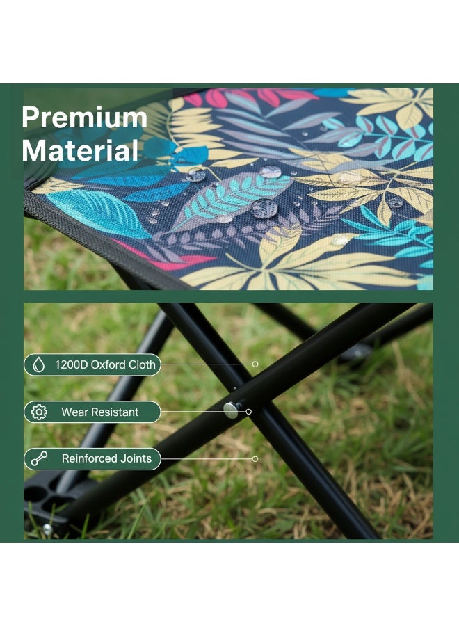 Outdoor Portable Folding Chair – 1200D Oxford Cloth, Wear-Resistant Camping Chair | Ultra-Light Little Stool for Fishing & Picnics - Image 3