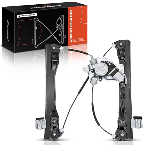 A-Premium Power Window Regulator with Motor Compatible with Chevrolet Cruze 2011 2012 1.4L 1.8L, Sedan only, with 2 Pins, Front Left Driver Side, Replace # 95226745, 95265273 - Image 1
