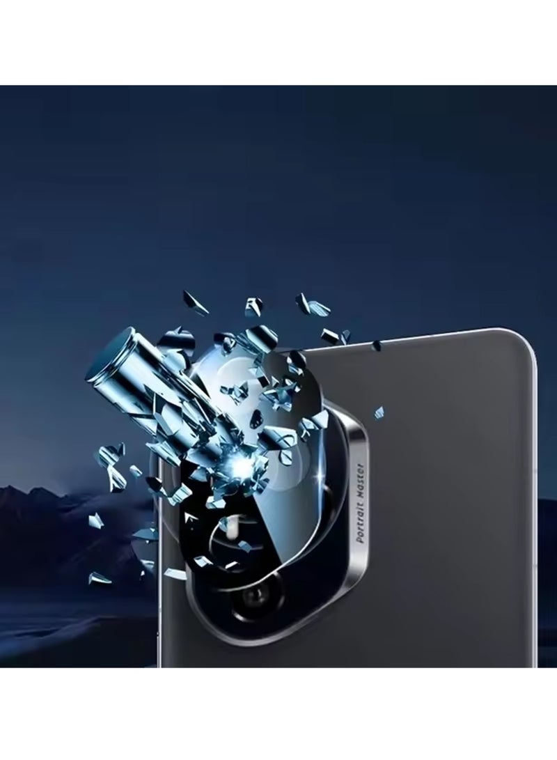 Honor 400 5G Camera Lens Protector, Tempered Glass Camera Cover Screen Lens Shield Case Friendly Scratch Resistant Easy to Install, Tempered Glass Cover Camera Screen Protector with Lens Shield Protector, Case Lens for Honor 400 5G. Real machine debugging accurate color accuracy - Image 4