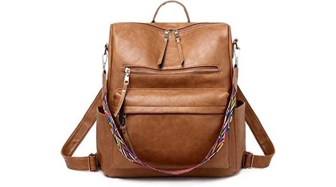 MUCHOVA Stylish Backpack for Women Basic Travel Bag for Stylish Women Lightweight College Backpack for Girls - Image 1
