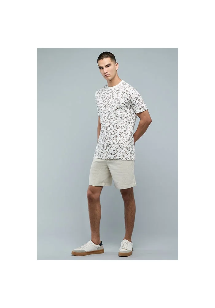 أر أند بي Solid Shorts with Drawstring Waist