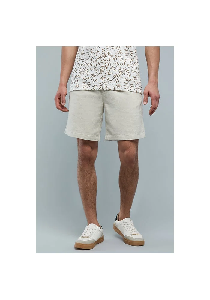 أر أند بي Solid Shorts with Drawstring Waist