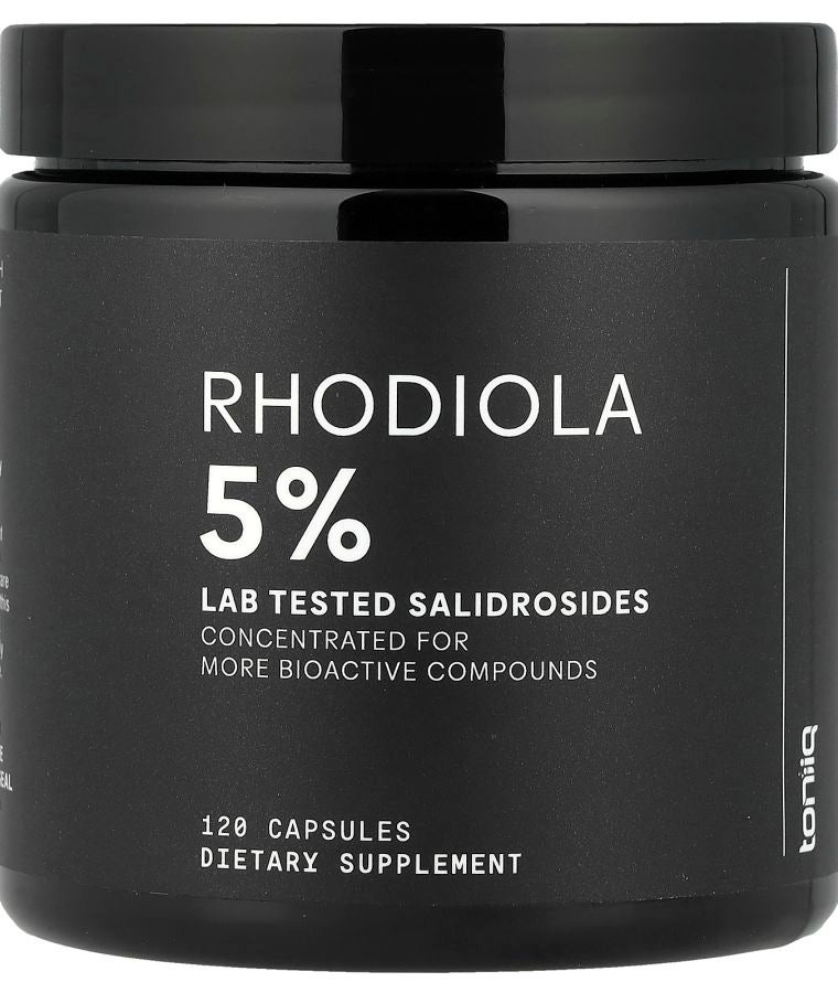 Toniiq Rhodiola 5% 120 Capsules (300 mg per Capsule)