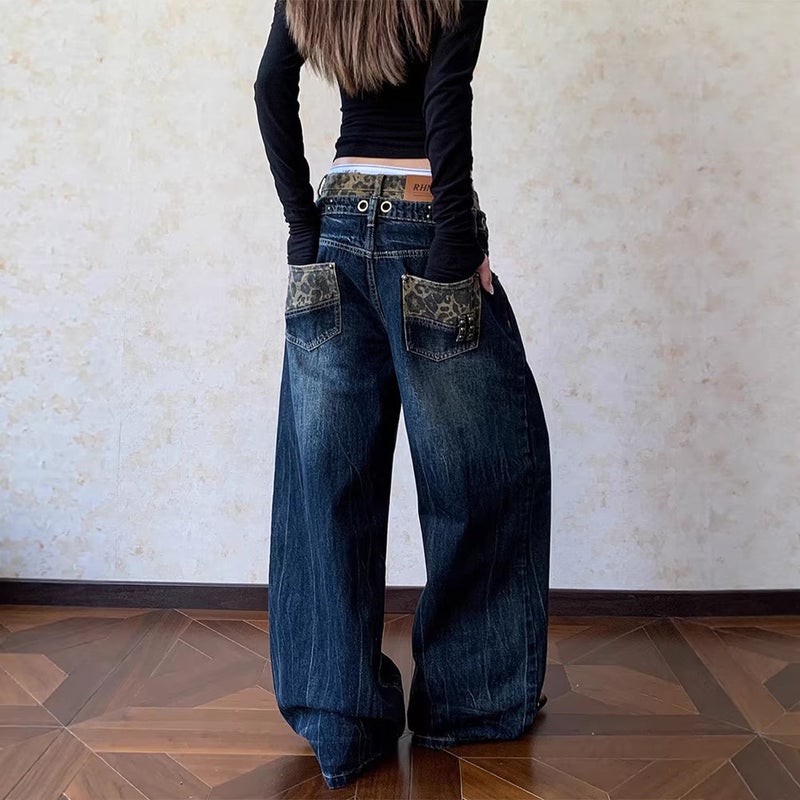 Unisex Casual Daily Denim Jeans - Image 5