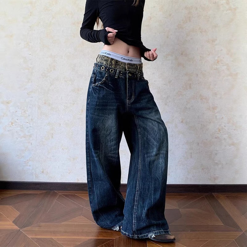 Unisex Casual Daily Denim Jeans - Image 4