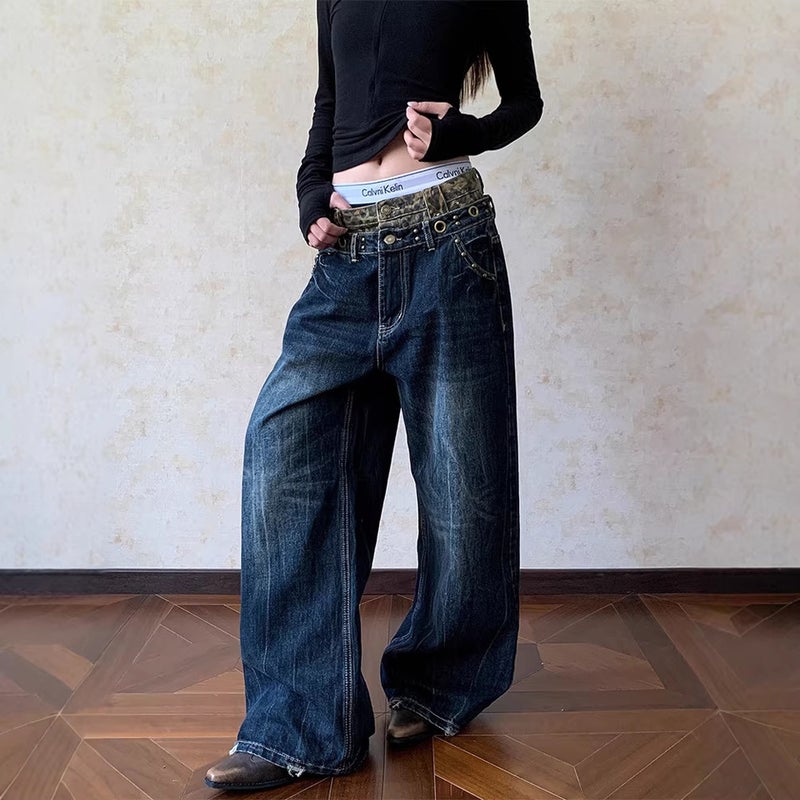 Unisex Casual Daily Denim Jeans - Image 3