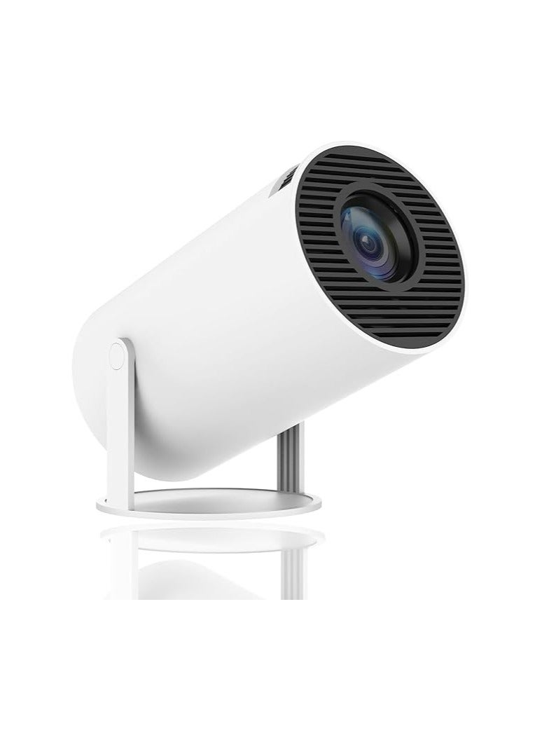 4K Smart Mini Portable Projector, 5G WIFI, Big Screen Experience with Premium 360 Sound, 180 Degree Rotation, 5.0 Bluetooth Movie Projector Compatible With Android/iOS/Windows/TV Stick/HDMI/USB/Audio  - Image 1