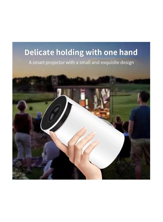 4K Smart Mini Portable Projector, 5G WIFI, Big Screen Experience with Premium 360 Sound, 180 Degree Rotation, 5.0 Bluetooth Movie Projector Compatible With Android/iOS/Windows/TV Stick/HDMI/USB/Audio  - Image 2