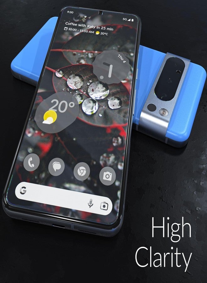 Crave Glass Screen Protector for Google Pixel 8 Pro [2-Pack] HD Tempered Glass - Image 5