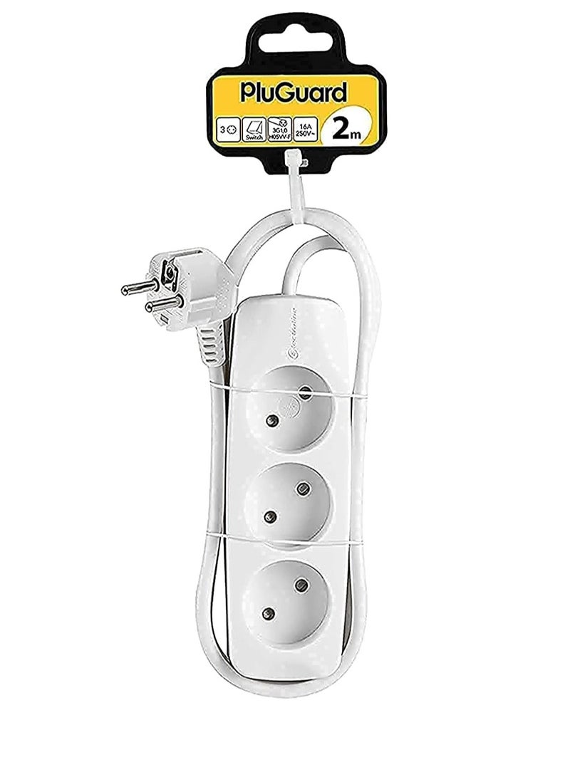 باور لوك مشترك كهرباء 3 وات 3 وات من بلوجارد SH5032W - ابيض - Image 1