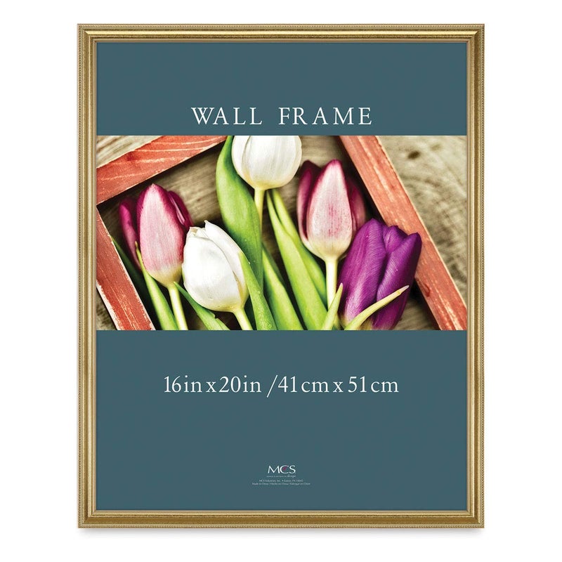 MCS 16x20 Inch Renaissance Poster Frame Gold 59560Golden