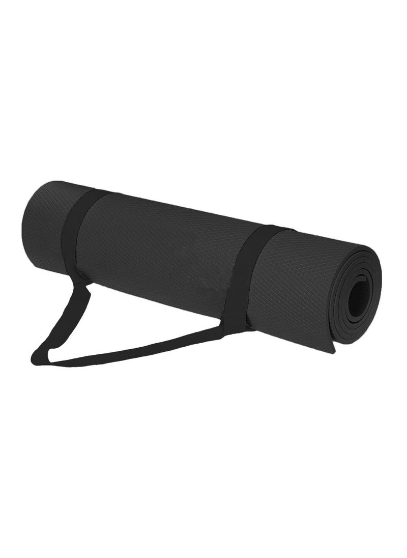 Spall Yoga Mat with Strap Included 6MM Thick Non Slip Fast Drying  Professional Waterproof Ideal for Fitness Home Gym Workouts Both Men and Women  - Image 1