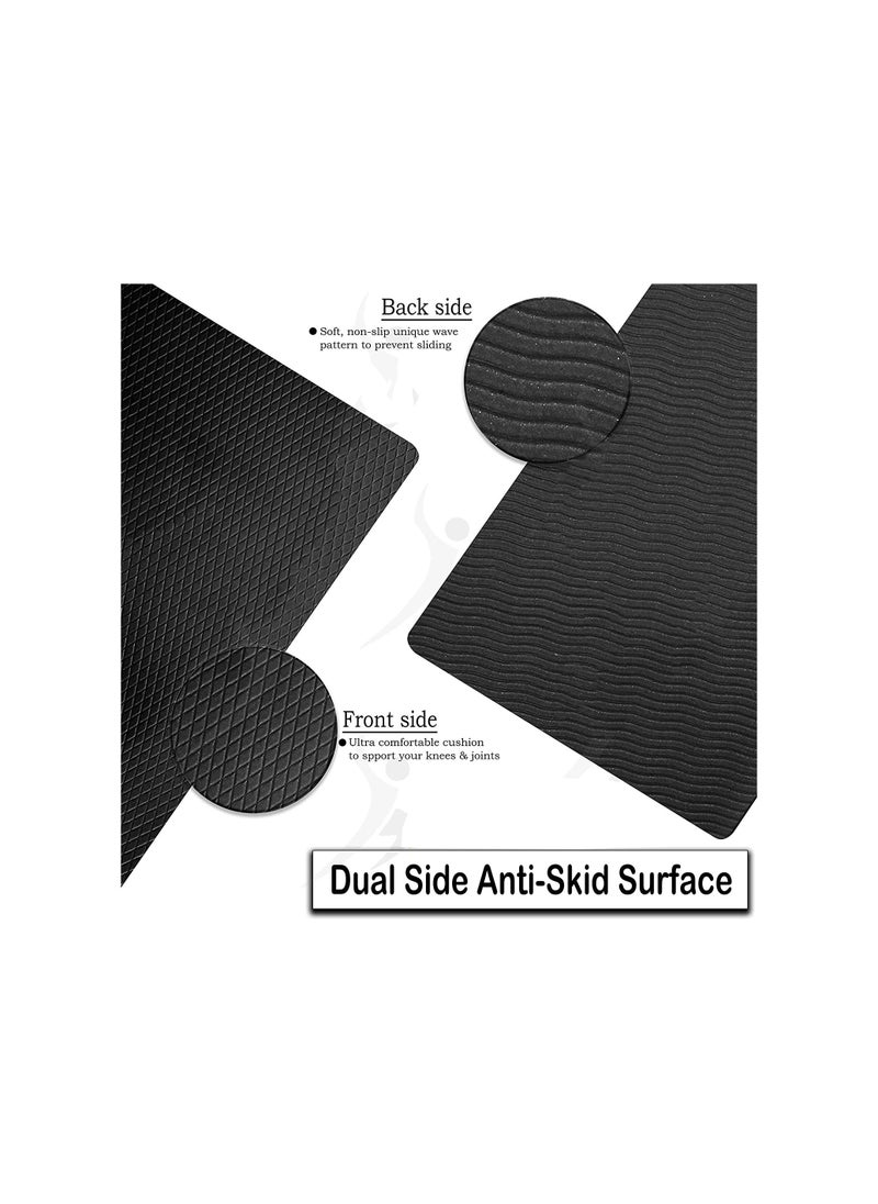 Spall Yoga Mat with Strap Included 6MM Thick Non Slip Fast Drying  Professional Waterproof Ideal for Fitness Home Gym Workouts Both Men and Women  - Image 4