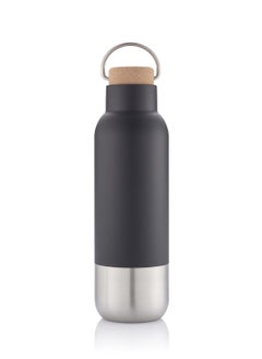 Hans Larsen AVERSA - Hans Larsen RCS Recycled Stainless Steel Insulated Water Bottle - Black  - Image 2