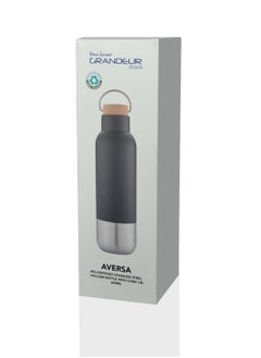 Hans Larsen AVERSA - Hans Larsen RCS Recycled Stainless Steel Insulated Water Bottle - Black  - Image 4
