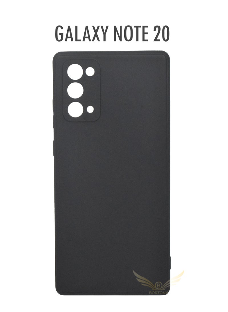 BORTONY - Galaxy Note 20 Case Liquid Soft Silicone Camera Protected with Inside Microfiber Lining Cover For Samsung Galaxy Note 20 - Image 1