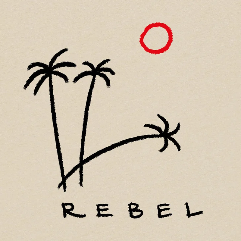 Bask in the Sun Rebel Sand T-Shirt 100% Organic Cotton