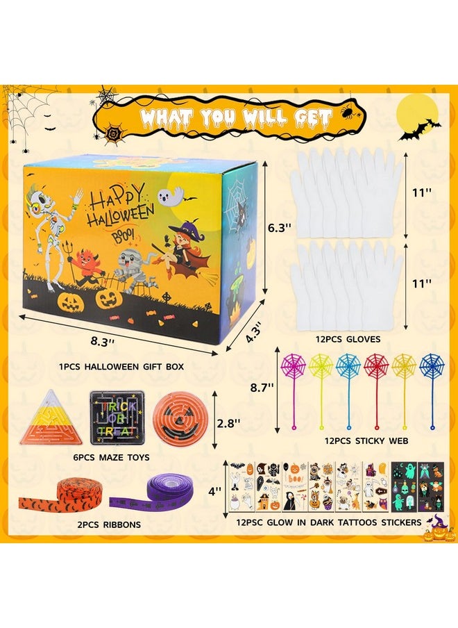 Bluegogo Halloween Party Favors For Kids, Halloween Party Gloves Stuffed Toys Bulk For School Classroom Prizes Non Candy Halloween Treat Boxes For Boys Girls Prizes Halloween Party Supplies  - Image 3