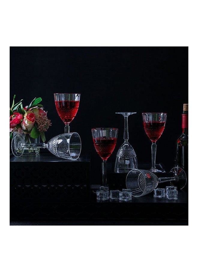 DANUBE HOME - Rcr Brillante 6-Piece Crystal Glass Goblet Set - 29 Cl Crystal Cocktail Barware Cups Modern Houseware Drinking Glasses - White - Image 1