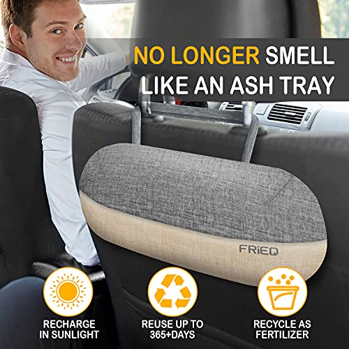 FRiEQ Car Air Freshener, 100% Activated Bamboo Charcoal Air Purifying Bag | Lasts 365+ Days | Fragrance-Free Deodorizer - Absorb Smoke Smell and Bad Odors - Image 5