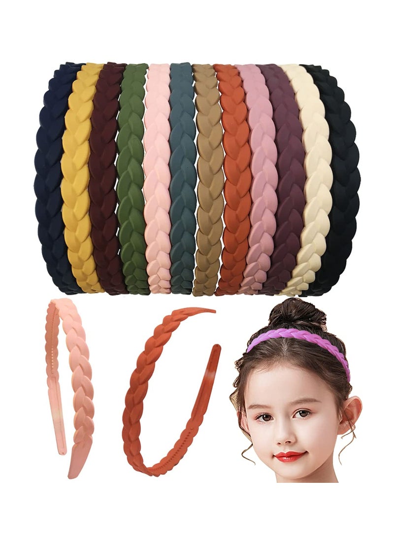 Springtime - Springtime 12pcs Hard Headbands with Teeth for Girls Women Thin Plastic Hair Headbands for Teens Lady - Image 1