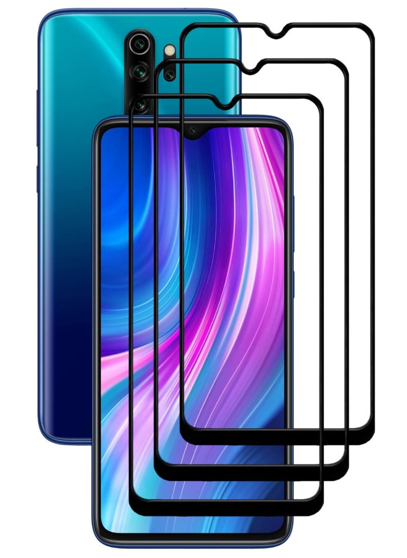 ACLIX 3 Pieces Antistatic ESD Dustproof Premium Quality High Definition Tempered Glass Screen Protector Designed For Xiaomi RedmiNote 8 Pro - Image 1