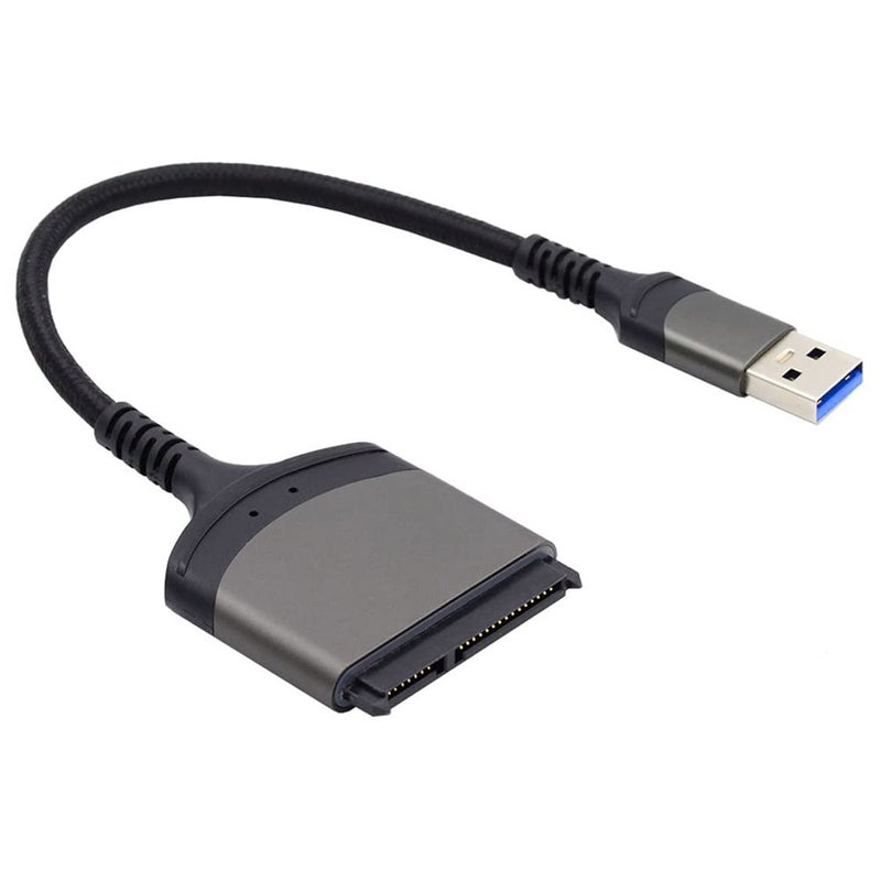 5 جيجابت في الثانية كابل محول USB 3.0 Type-A إلى SATA 22-Pin لمحرك الأقراص الصلبة 2.5 بوصة SSD - Image 1