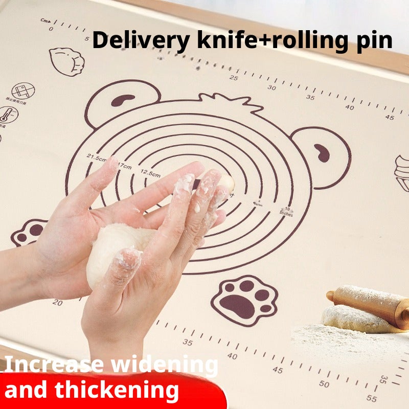 Food-Grade Silicone Dough Kneading Mat, Large Size Baking Mat - Image 3