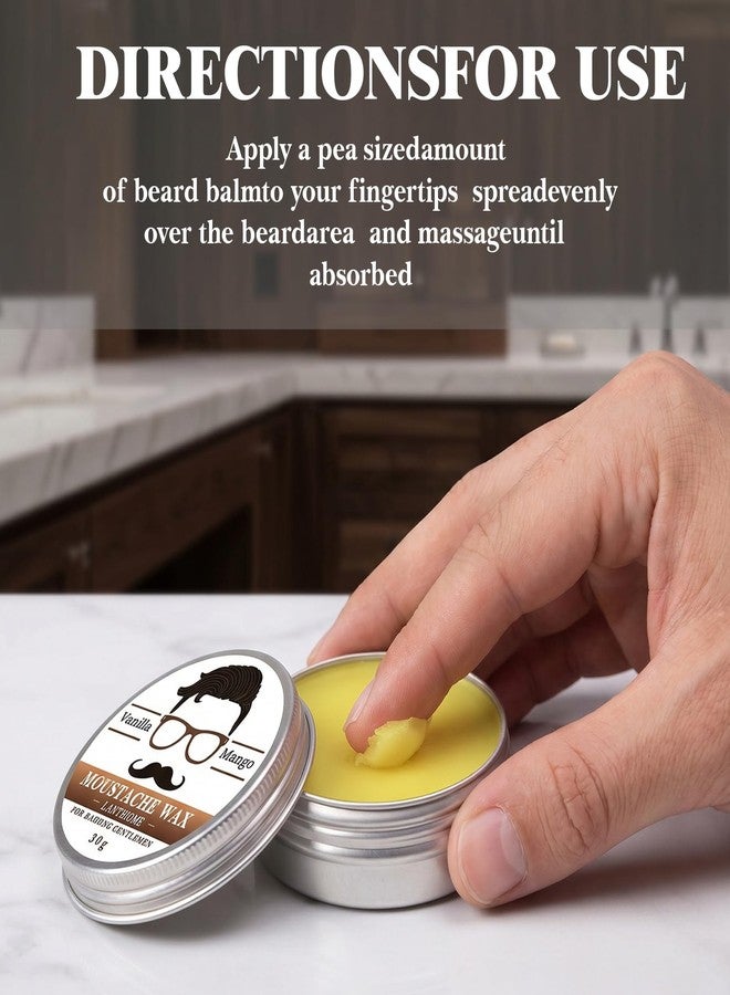 BKPPLZP Beard Balm,Moisturizing and Nourishing Beard Wax,Mustache Butter for Men Grooming,Cream for All Types & Lengths,30g - Image 5