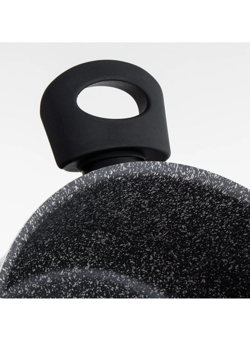 Newflon Granit Cooking Pot With Steel Lid Size 26 cm - Image 2