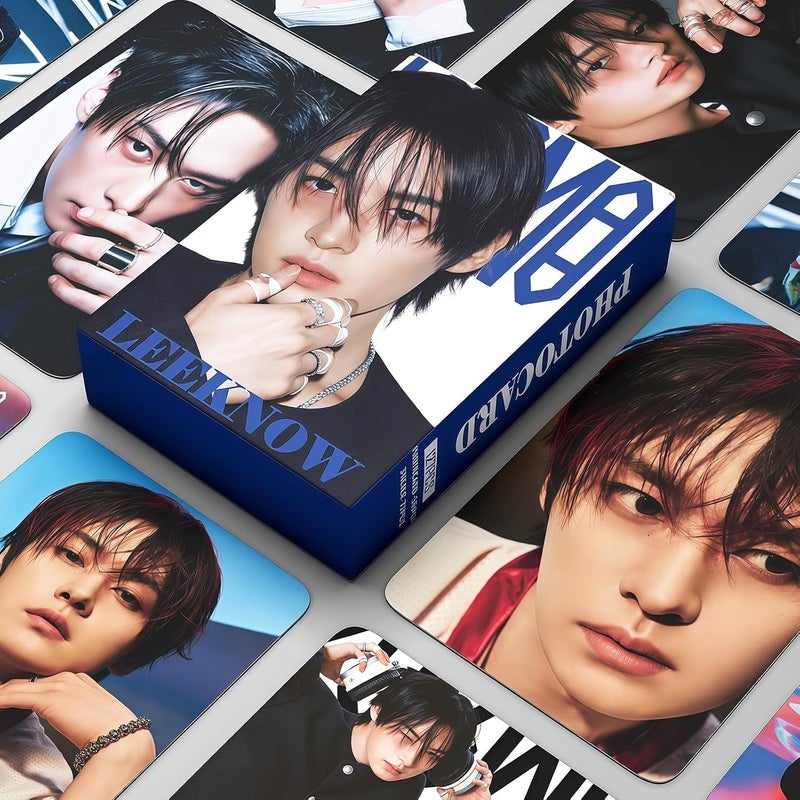 PYAJUU Stray Kids KARMA Photocards 127PCS KARMA Album Photo Card Set Stray Kids The 4th Album Merch 55 PCS Photocard and 72 PCS Stickers Gift for STAY Straykids 2025 Gift Set (LEEKNOW) - Image 3