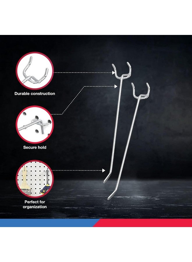 نيكو مجموعة تنظيم خطافات نيكو 53102A، 6 بوصات، 50 خطافًا، لتنظيم المرآب، مثالية للتعليق على الحائط والرفوف، وتخزين الأدوات، وتنظيم الحرف اليدوية - Image 4