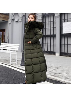 1Tarz Winter Full Length Fur Puffer Women's Coat  - Image 2
