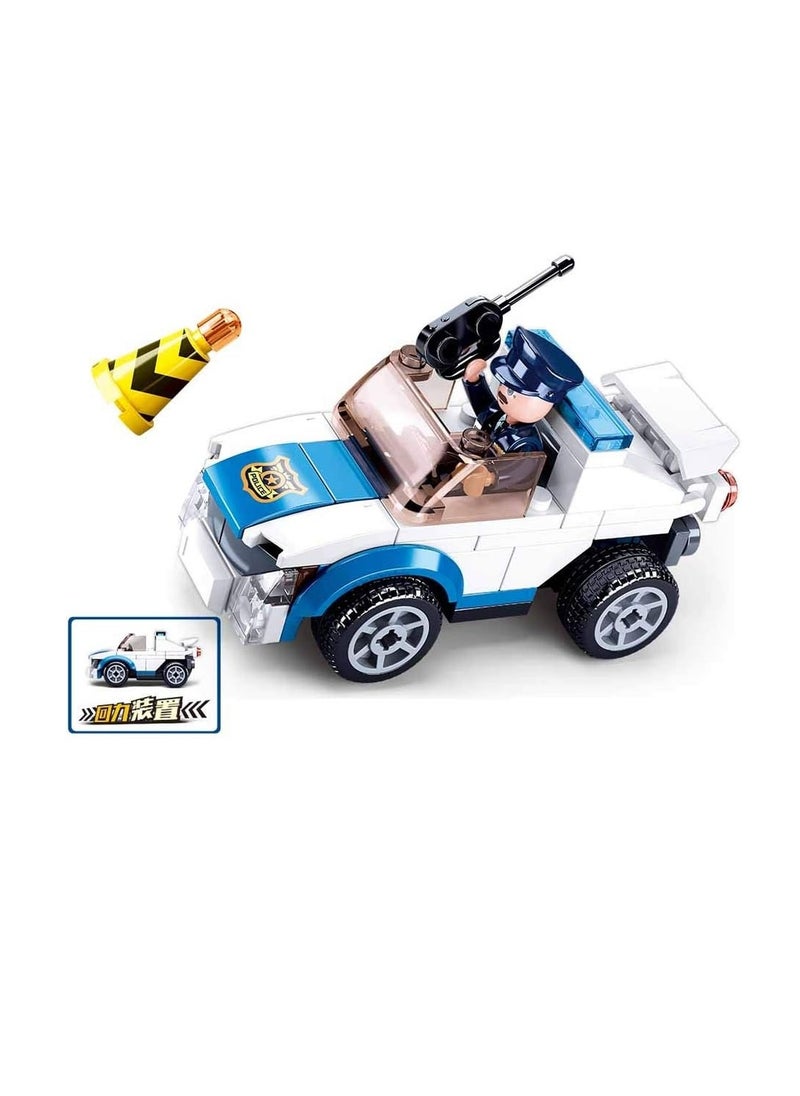 Sluban Sluban - Police P/B Police Car 90 Pieces - M38-B0824  - Image 3