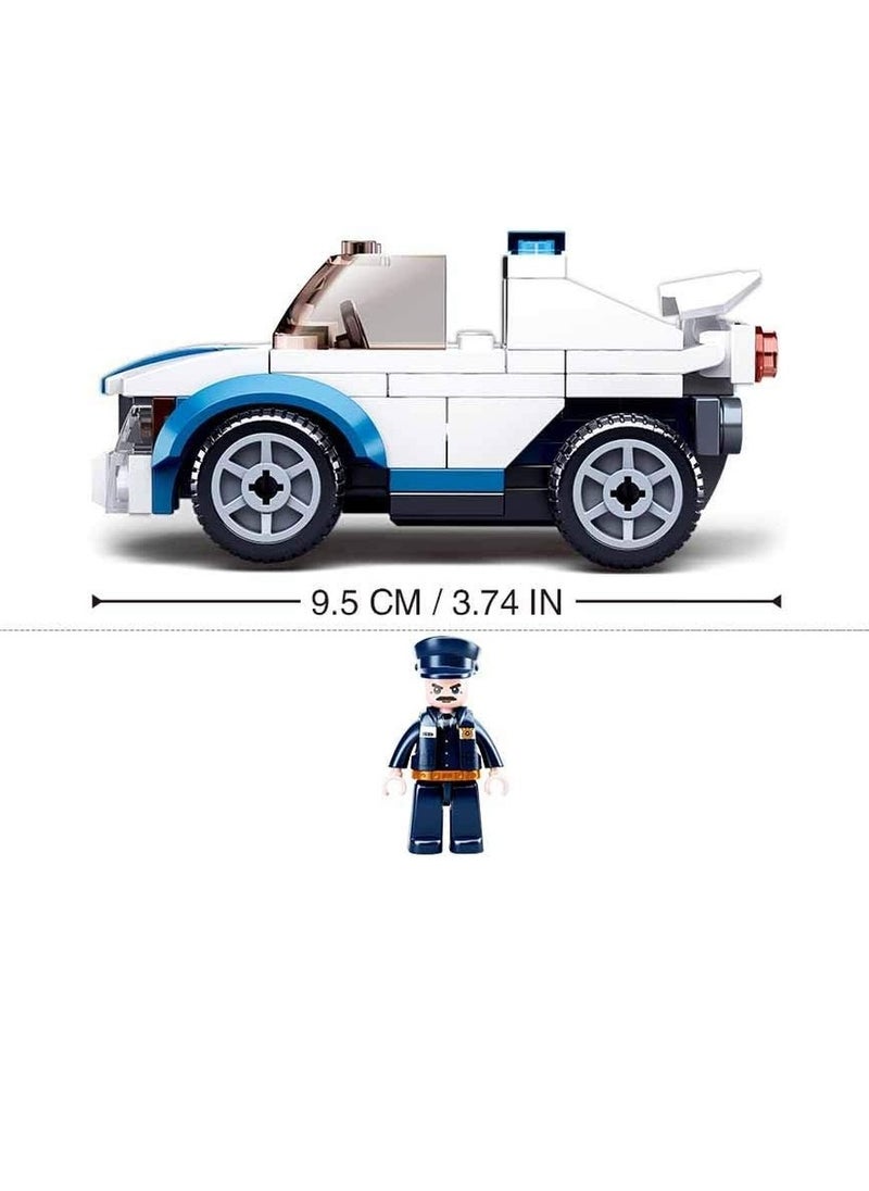 Sluban Sluban - Police P/B Police Car 90 Pieces - M38-B0824  - Image 4