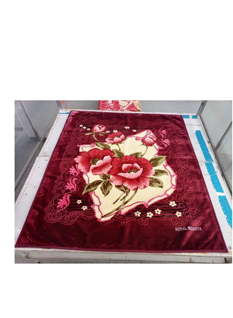 ROYAL MAARYA 2 PLY SUPER SOFT EMBOSSED BLANKET - Image 2