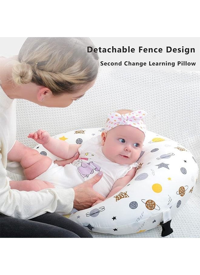 Beauenty Multipurpose Feeding Pillow Large Breastfeeding Pillows for Babies Feeding Pillow Baby Nursing Pillows Bed U-shape Pillow and Baby Lounger for Newborn  - Image 5