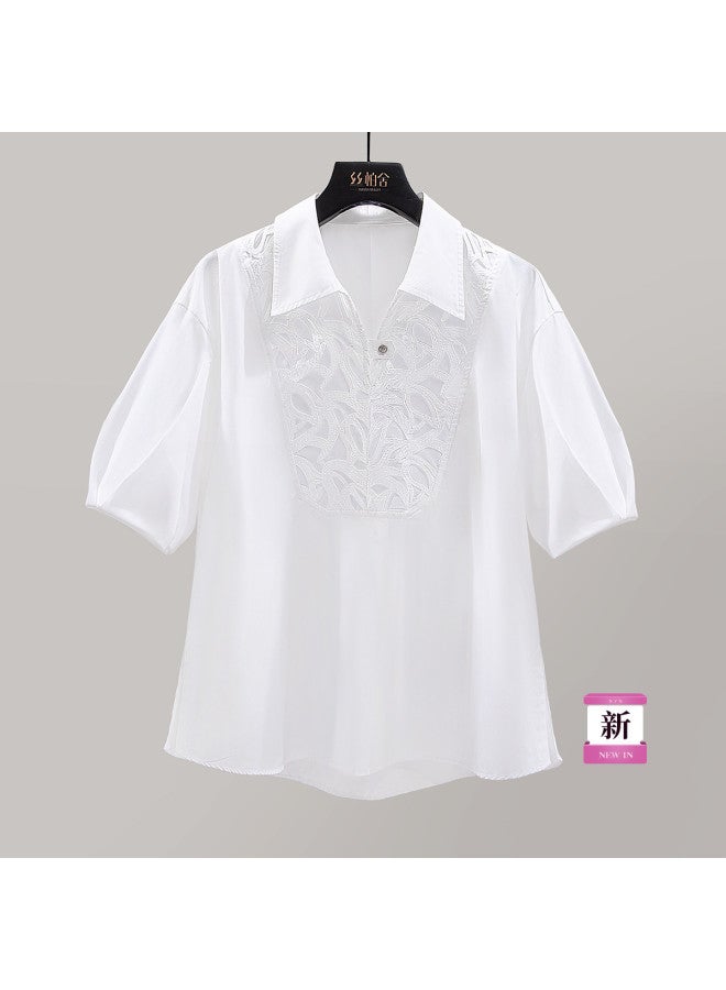 Cypress House 2025 Summer New Women's Casual Office Blouse - Loose Fit & Plus Size Available - Image 2